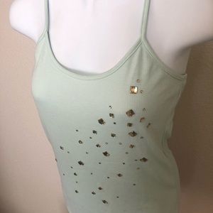 JC Tank Top with Rhinestones